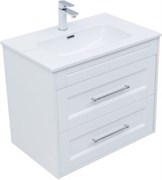 AQUANET Тумба с раковиной Бостон new 70 (Flat) цв.белый сатин AQUANET-345365
