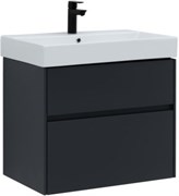 AQUANET Тумба с раковиной Бруклин 70 цв. антрацит матовый AQUANET-312876