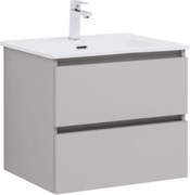 AQUANET Тумба с раковиной Вега 2.0 60 бежевый AQUANET-367329