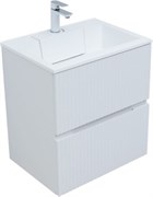 AQUANET Тумба с раковиной Джейн 60 цв.белый матовый (раковина Фортуна) AQUANET-332531