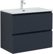AQUANET Тумба с раковиной Джейн 80 цв.маренго (раковина Flat) AQUANET-332539