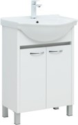 AQUANET Тумба с раковиной Донна 60 цв.белый глянец (Shenxin) AQUANET-308382