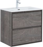 AQUANET Тумба с раковиной Милан (Flash) 70 цв. дуб рошелье AQUANET-340324