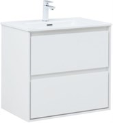 AQUANET Тумба с раковиной Милан 70 цв. белый глянец AQUANET-340153