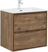 AQUANET Тумба с раковиной Милан 70 цв. дуб рустикальный AQUANET-340163