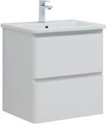 AQUANET Тумба с раковиной Эмбер 60 2 ящ. цв.белый матовый (раковина Urban) AQUANET-332503