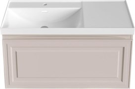 AQUANET Тумба под раковину Агата 100 бежевый AQUANET-345489