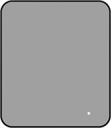 AQUANET Зеркало Контур 800х700 LED TX черный AQUANET-367650