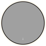 AQUANET Зеркало Контур D 1000 LED TX антипар, черный AQUANET-367666