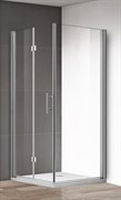 CEZARES ECO-O-ASH-1 Душевой уголок прямоугольный двери складные, стекло 6 мм, устанавливается на левую или правую стороны