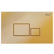 DK Клавиша смыва Quadro DB1519003, матовое золото DB1519003