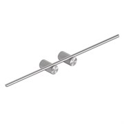 ABBER Полотенцедержатель двойной Pol 316 AA1955BST брашированная сталь AA1955BST