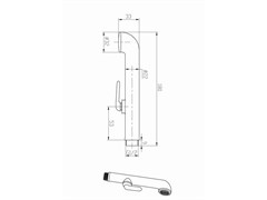 AQUATEK AQ2056CR гигиенический ручной душ AQ2056CR