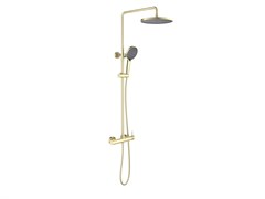 AQUATEK AQ2360BG ЕВРОПА душевая система (смеситель для душа) 220 мм, шлиф. золото AQ2360BG