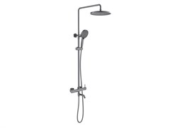 AQUATEK AQ2340BGM ЕВРОПА душевая система (смеситель для ванны) 220 мм, оружейная сталь AQ2340BGM