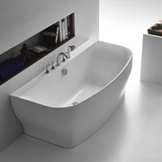BELBAGNO BB74-1650 Ванна акриловая отельностоящая в комплекте со сливом-переливом цвета хром BELBAGNO BB74-1650 Ванна акриловая отельностоящая в комплекте со сливом-переливом цвета хром