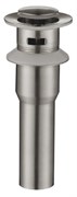 BELBAGNO Nova  Донный клапан с системой Клик-клак с переливом, нержавеющая сталь