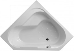 JACOB DELAFON Bain-Douche Угловая правосторонняя ванна-душ 145 x 145 см для установки с ножками (в комплекте).