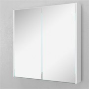 Зеркало-шкаф VELVEX Klaufs 80 см с двумя дверцами с зеркалом