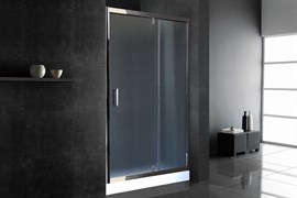 ROYAL BATH HV 140 Дверь душевая, стекло 6 мм рифленое, профиль алюминий  хром, дверь распашная
