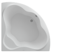 AQUATEK Галатея Акриловая ванна на каркасе, слив-перелив в комплекте,  с панелью