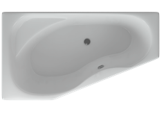 AQUATEK Медея  Акриловая ванна на каркасе, слив-перелив в комплекте, с панелью. Левая ориентация