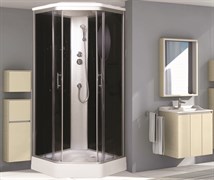 NIAGARA Premium Душевая кабина NG-2506-01 (900х900х2200) низкий поддон (16 см) стекло ТОНИРОВАННОЕ NG-2506-01