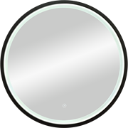 CONTINENT Зеркало "Style Black LED" D 600 c подсветкой