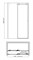 WASSERKRAFT Vils 56R05 Душевая дверь, ширина 120 см, стекло прозрачное 8 мм - фото 104818