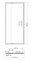 WASSERKRAFT Berkel 48P27 Душевая дверь, ширина 80 см, стекло прозрачное 6 мм - фото 104917