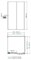 WASSERKRAFT Dill 61S07 Душевой уголок прямоугольный, размер 120х90 см, стекло прозрачное 6 мм, профиль черный - фото 104959