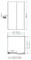 WASSERKRAFT Dill 61S10 Душевой уголок прямоугольный, размер 120х100 см, стекло прозрачное 6 мм, профиль черный - фото 104974