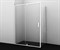 WASSERKRAFT Neime 19P07 Душевой уголок прямоугольный, размер 120х90 см, стекло прозрачное 6 мм, профиль белый - фото 104978