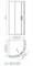 WASSERKRAFT Lippe 45S00 Душевой уголок сектор, размер 80х80 см, стекло прозрачное 6 мм - фото 104989