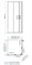WASSERKRAFT Main 41S03 Душевой уголок квадрат, размер 90х90 см, стекло прозрачное 6 мм - фото 105019