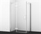 WASSERKRAFT Aller WHITE 10H06LW Душевой уголок прямоугольный с левой дверью, размер 120х80 см, стекло прозрачное 8 мм - фото 105176