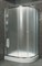 CEZARES ANIMA RH-2-L Душевой уголок асимметричный двери раздвижные, стекло 6 мм, левый вариант - фото 110042