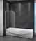 CEZARES RELAX-V-1 Душевые шторки для ванн складные, стекло 4 мм, устанавливается на левую или правую стороны - фото 110947