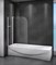 CEZARES RELAX-V-11-L Душевые шторки для ванн складные, стекло 4 мм, левый вариант - фото 110951