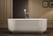 BELBAGNO BB401 Ванна акриловая отельностоящая овальная в комплекте со сливом-переливом цвета хром - фото 111554