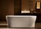 BELBAGNO BB405 Ванна акриловая отельностоящая овальная в комплекте со сливом-переливом цвета хром - фото 111562