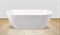 BELBAGNO BB70 Ванна акриловая отельностоящая овальная в комплекте со сливом-переливом цвета хром - фото 111580