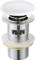 CEZARES Донный клапан с системой Клик-клак, с переливом, белая керамическая крышка - фото 112000