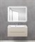 BELBAGNO Зеркало со встроенным светильником и кнопочным выключателем, 12W, 220-240V, 1000x30x800 - фото 120975