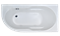 ROYAL BATH Azur 169х79 Акриловая ванна асимметричная, правая - фото 12164