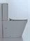 ESBANO ALAGON Безободковый напольный унитаз, сиденье ультратонкое, быстросьемное с микролифтом, нижний подвод воды, 610x360x830 - фото 122191