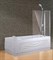 ESBANO Шторка для ванны, 120х140 см, профиль-хром, стекло 5мм easy clean, монтаж на обе стороны - фото 122205