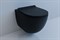 ESBANO GARCIA Унитаз подвесной, 550х370х370, сиденье ультратонкое, быстросьемное с микролифтом, цвет: черный матовый - фото 122302