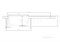 AQUATON Верона Мойка с крылом для кухни прямоугольная, литьевой мрамор, ширина 86 см - фото 122751