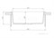 AQUATON Делия 60 Мойка для кухни прямоугольная, литьевой мрамор, ширина 59,4 см - фото 122767